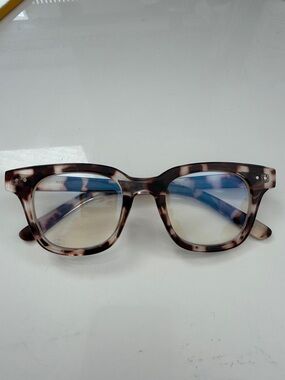 J. Crew Tortoiseshell Square Blue Light Lens Glasses